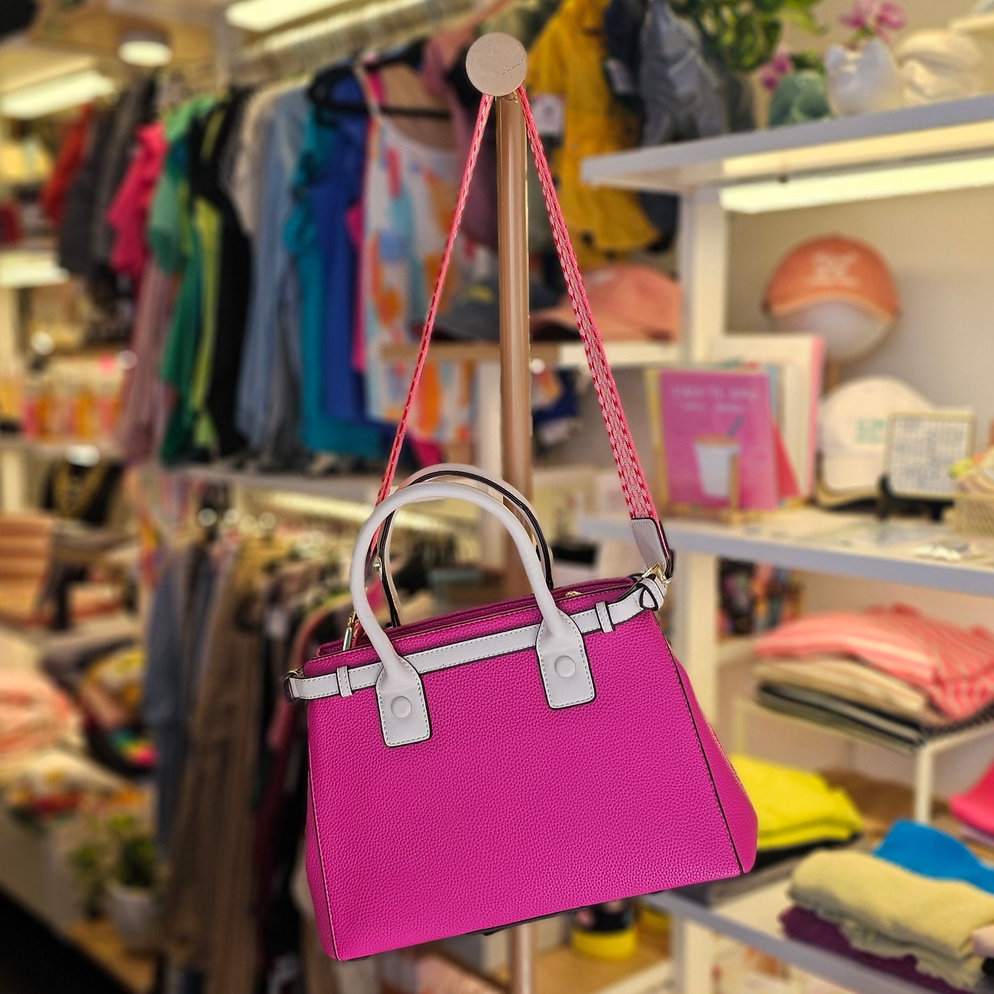 Bolsa de Mano Rosa
