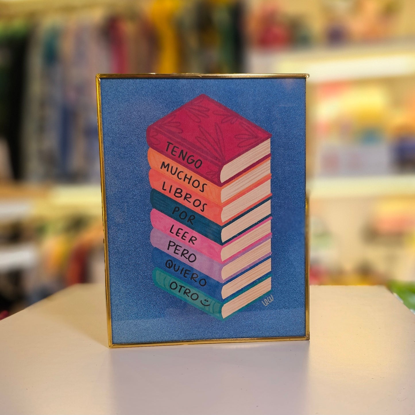 Cuadro Quiero Otro Libro