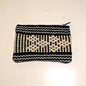 Monedero Artesanal de Oaxaca - Gris con Blanco