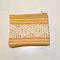 Monedero Artesanal de Oaxaca - Amarillo Blanco
