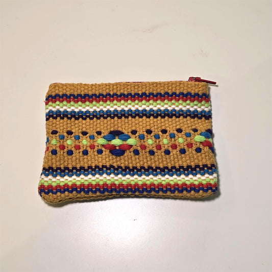 Monedero Artesanal de Oaxaca - Amarillo Colores