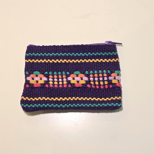 Monedero Artesanal de Oaxaca - Morado Colores