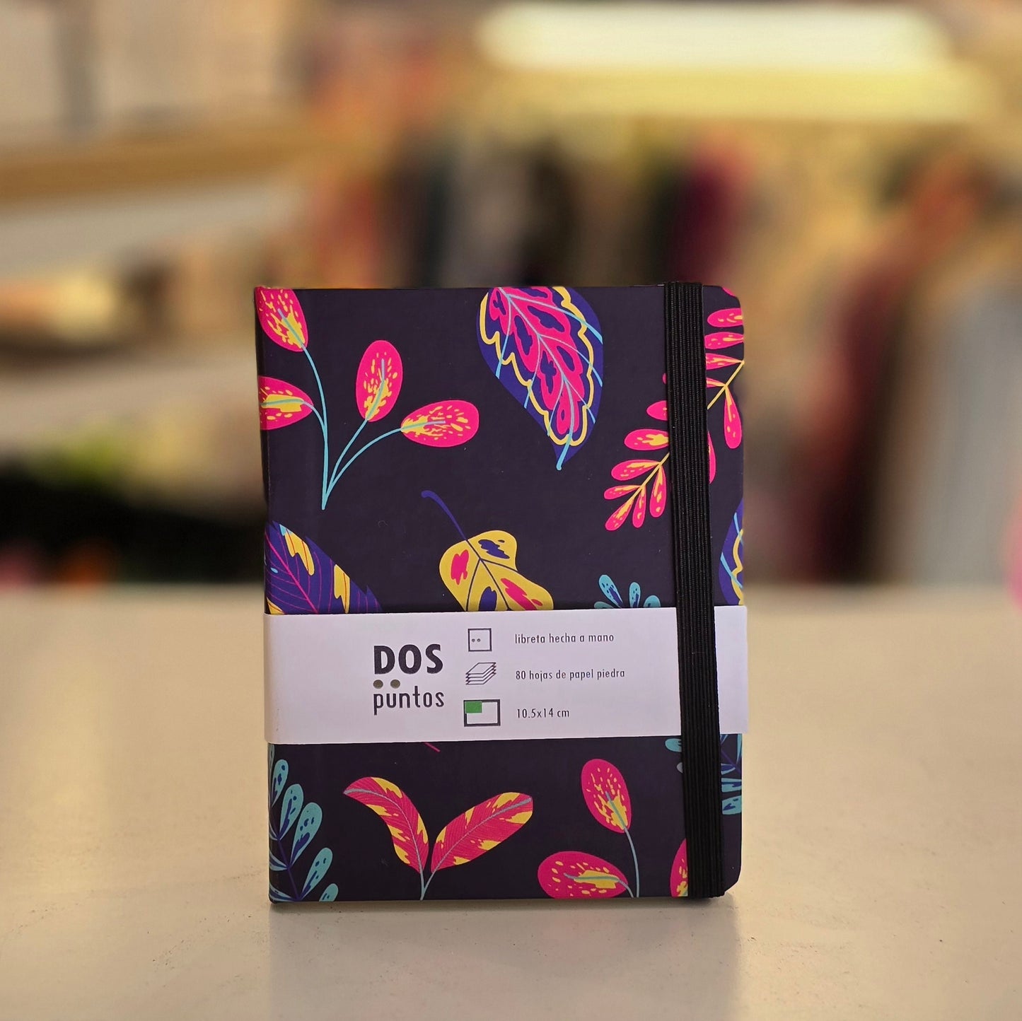 Libreta De Bolsillo Hojas Naturales Neon