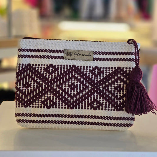 Cosmetiquera Multifuncional Artesanal de Oaxaca Corazón de Lana