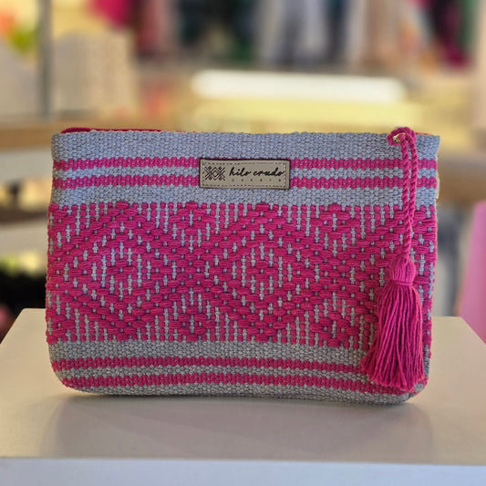 Cosmetiquera Multifuncional Artesanal de Oaxaca Piedra Rosa