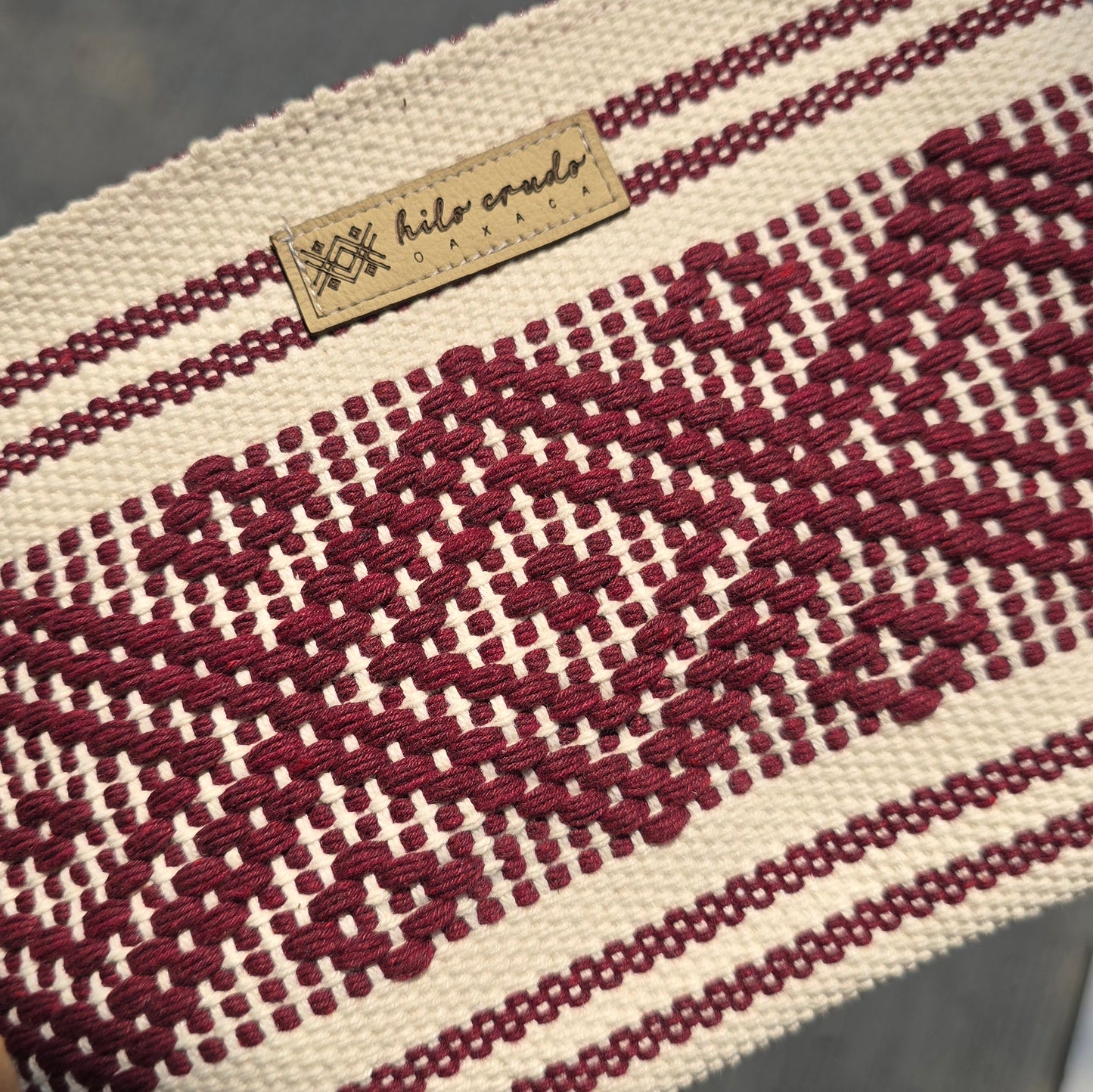 Cosmetiquera Multifuncional Artesanal de Oaxaca Corazón de Lana