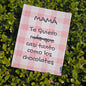 Tarjeta - Mamá vs Chocolate