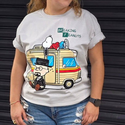 Playera Unisex Snoopy con Breaking Bad