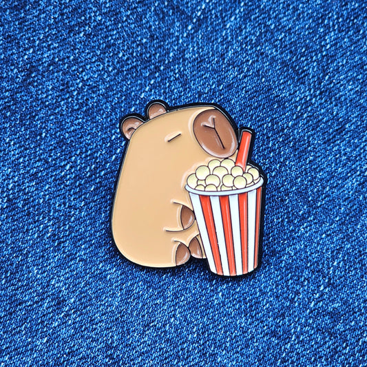 Pin Capibara Palomitas
