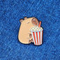 Pin Capibara Palomitas