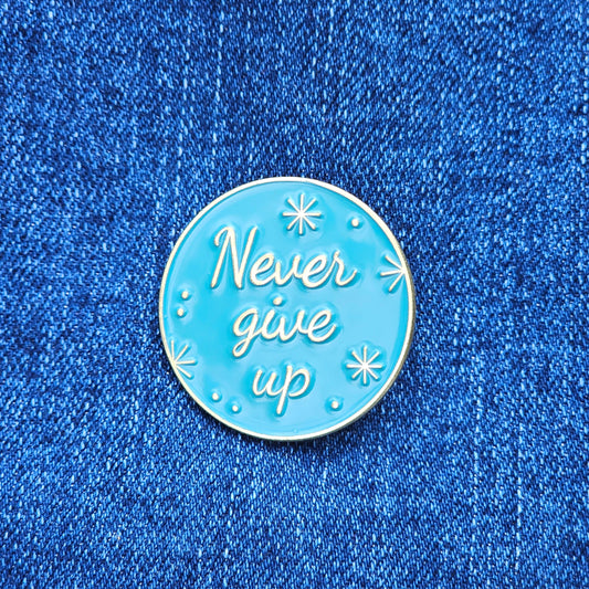 Pin Never Give Up