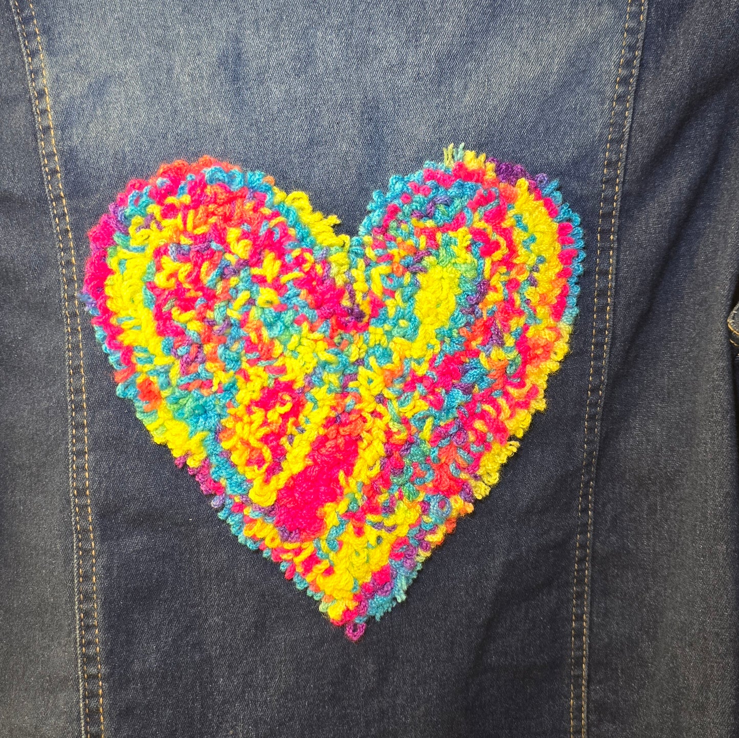 Chamarra Corazón Multicolor