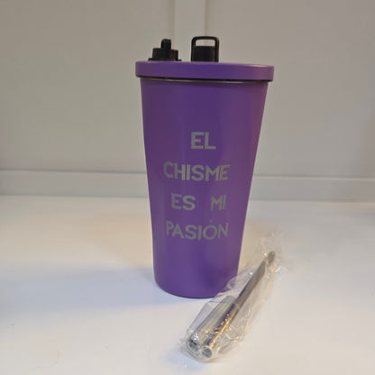 Vaso - El Chisme Es Mi Pasión - Morado