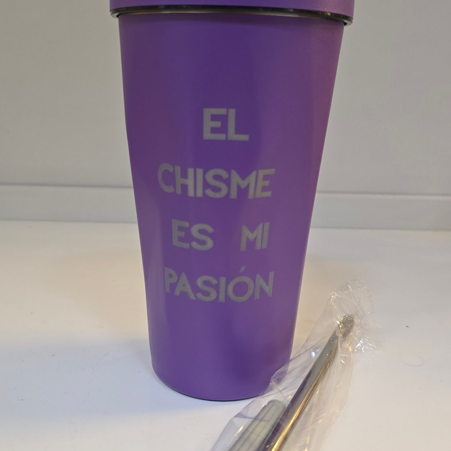 Vaso - El Chisme Es Mi Pasión - Morado