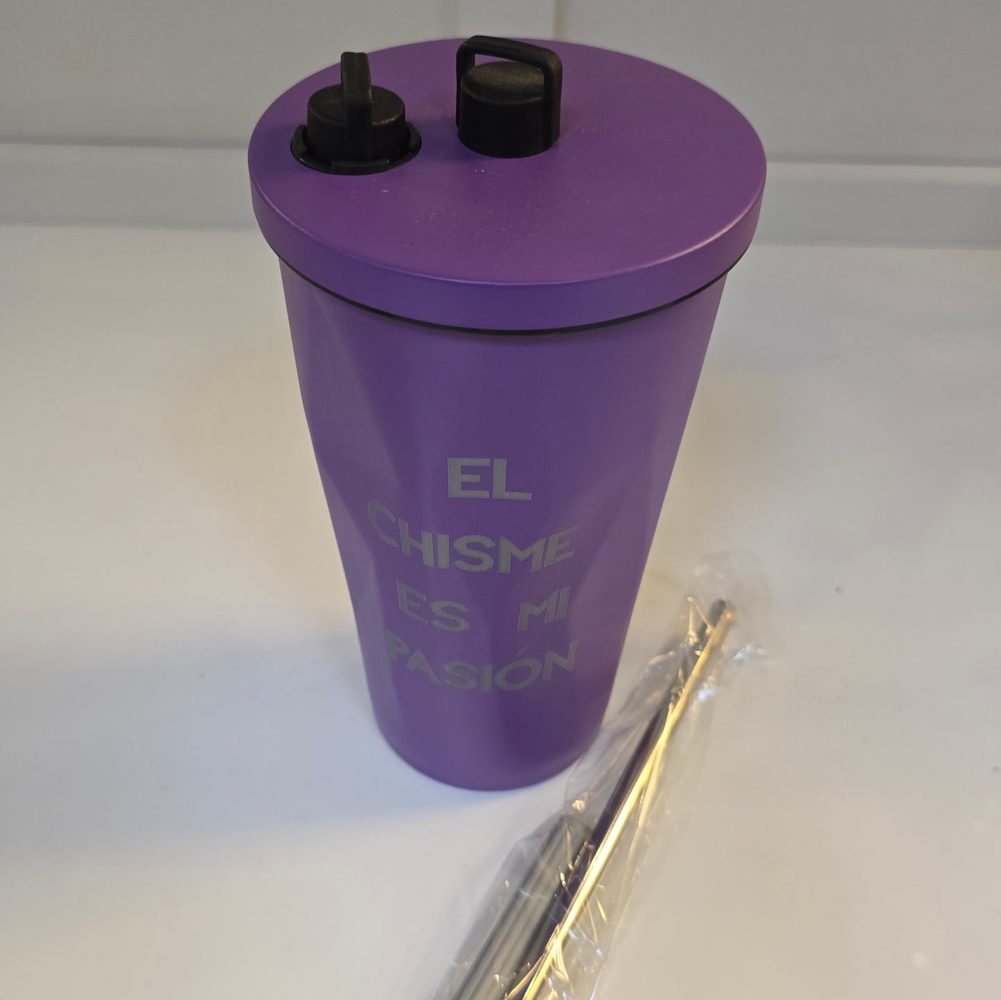 Vaso - El Chisme Es Mi Pasión - Morado