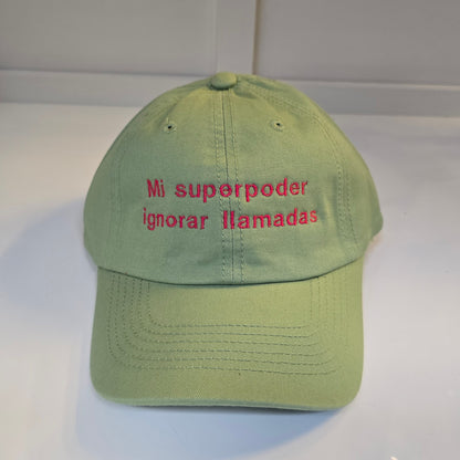📵 Gorra “Mi superpoder: ignorar llamadas”