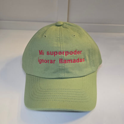 📵 Gorra “Mi superpoder: ignorar llamadas”