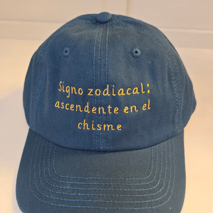 ✨ Gorra “Signo zodiacal: ascendente en el chisme”