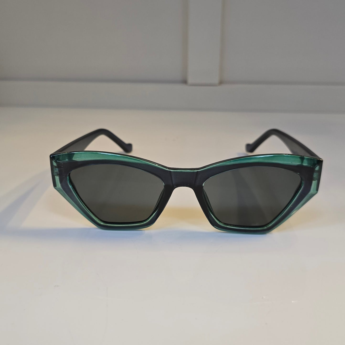 Lentes "Jade" en verde profundo