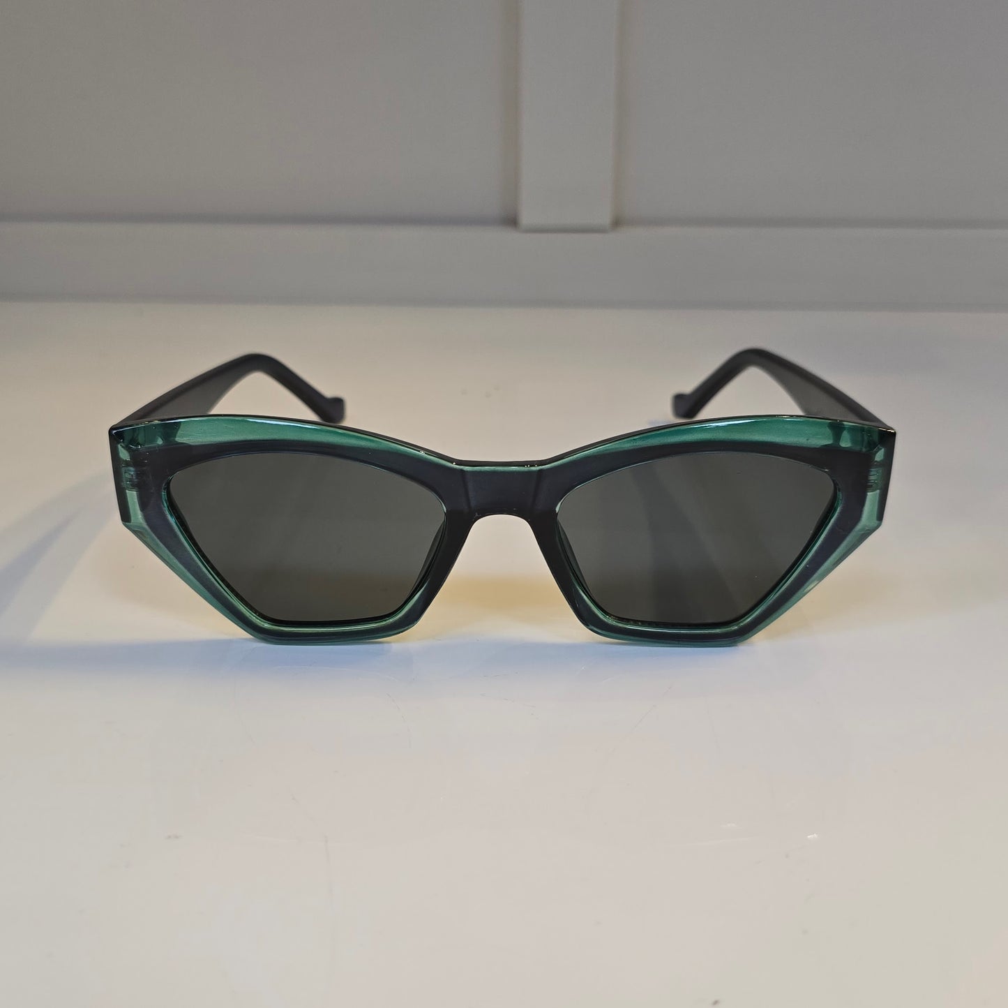 Lentes "Jade" en verde profundo