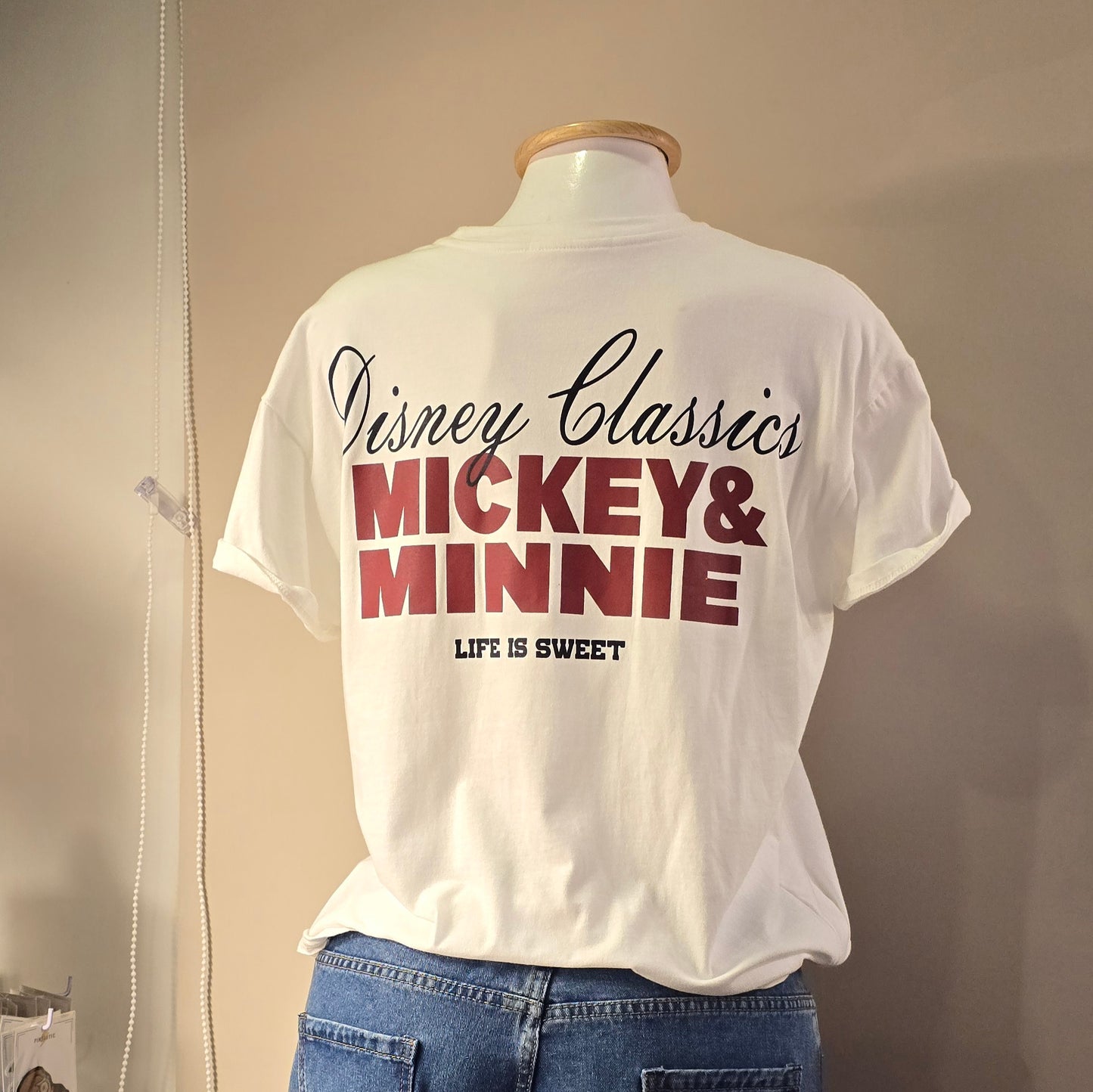 Playera Blanca Mickey