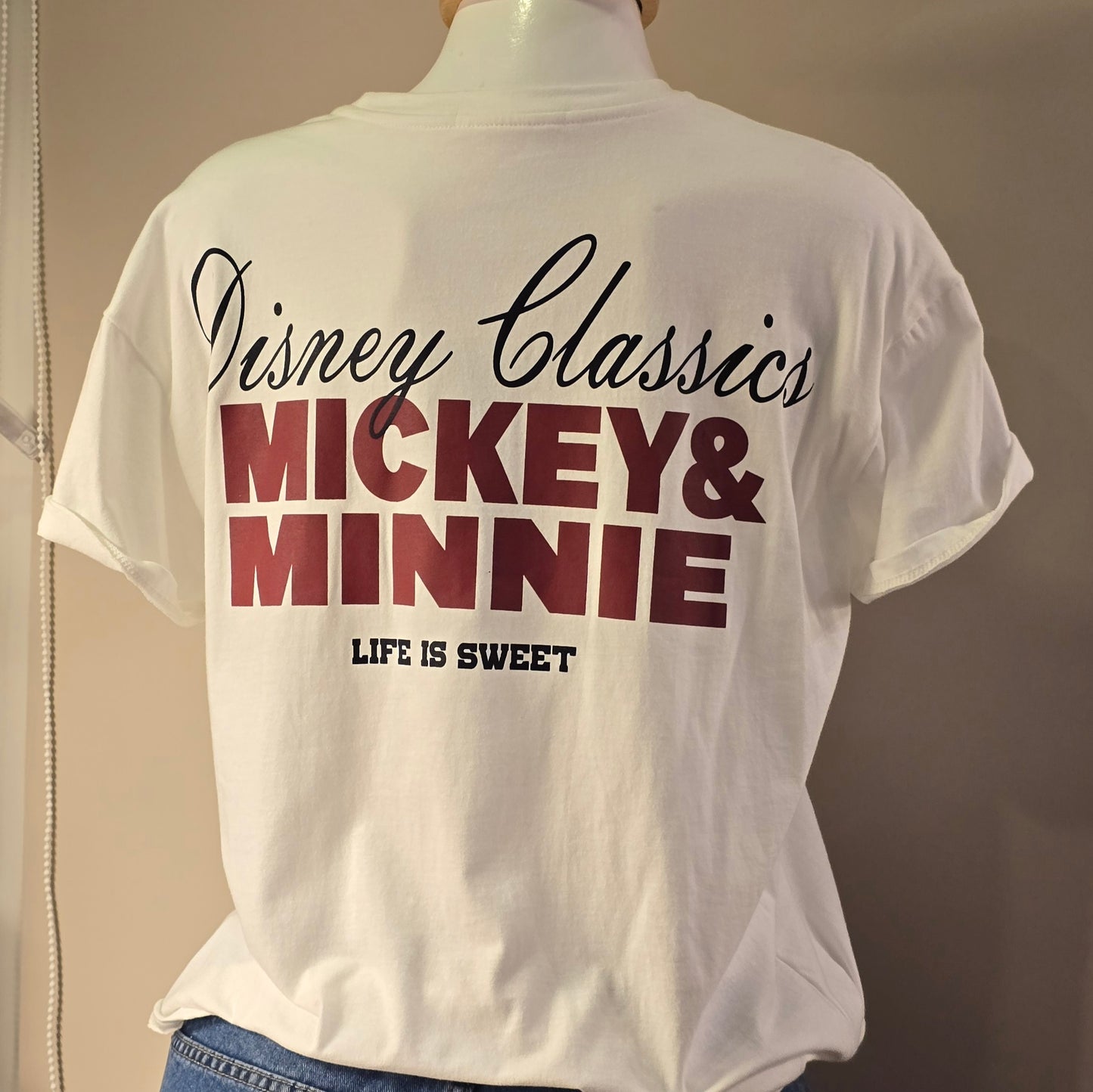 Playera Blanca Mickey
