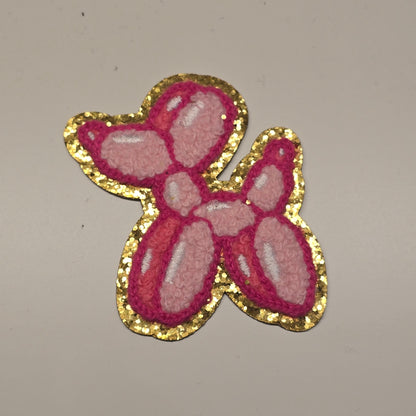 🎈 Parche globo perrito rosa