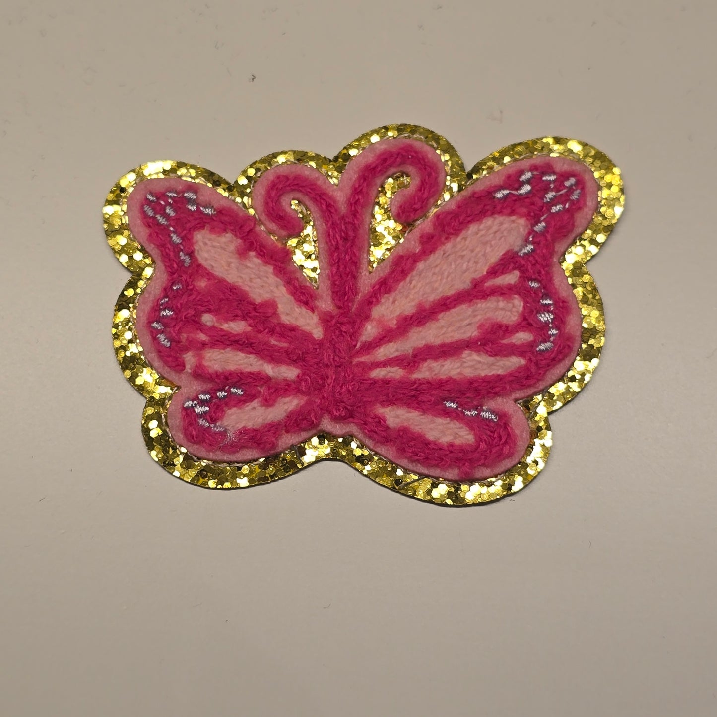 🦋 Parche “Mariposa glitter rosa”