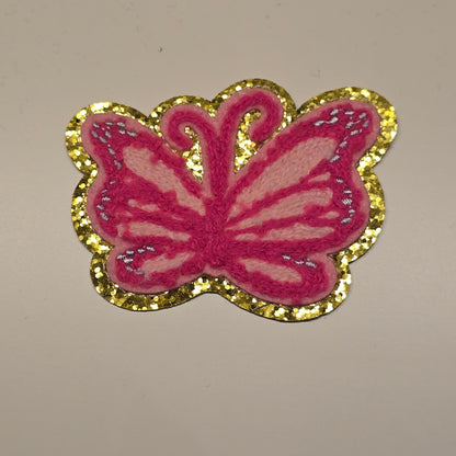 🦋 Parche “Mariposa glitter rosa”