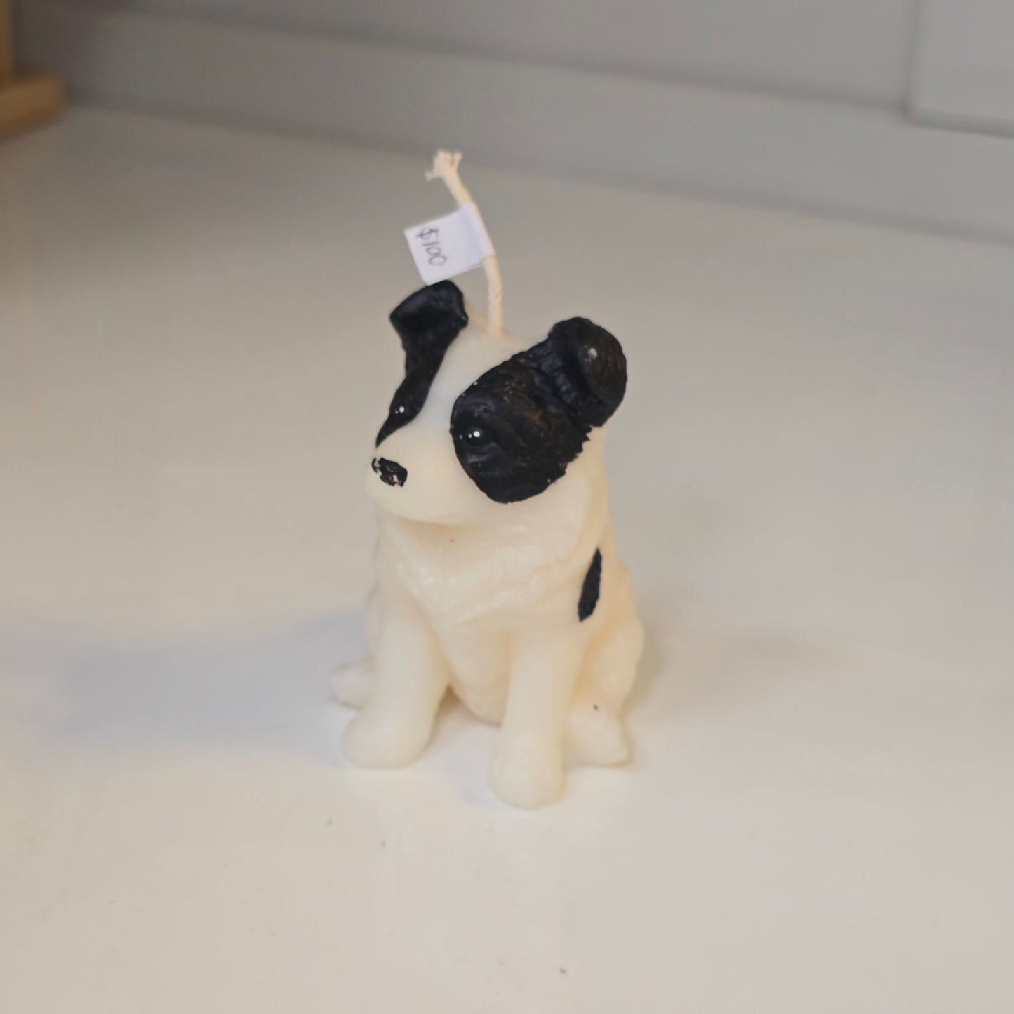 🐶💖 Vela Perrito Con Orejitas Nergras