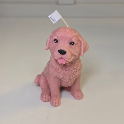 🐶💛 Vela perrito sonriente con lengüita