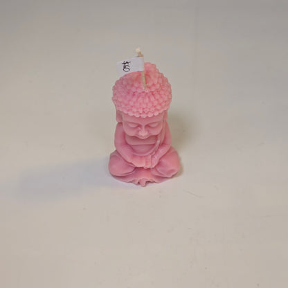 🧘‍♂️ Vela mini Buda – Posición de meditación - Rosa