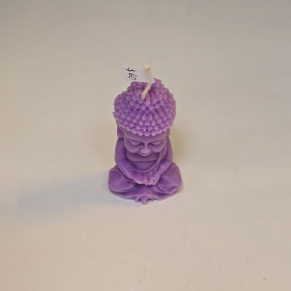 🧘‍♂️ Vela mini Buda – Posición de meditación - Lila