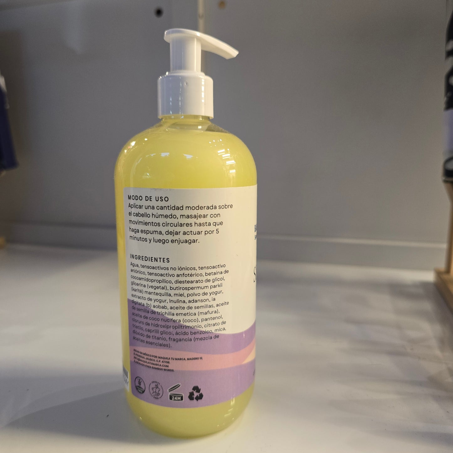 Shampoo  Miel + Yogurth 500 ml