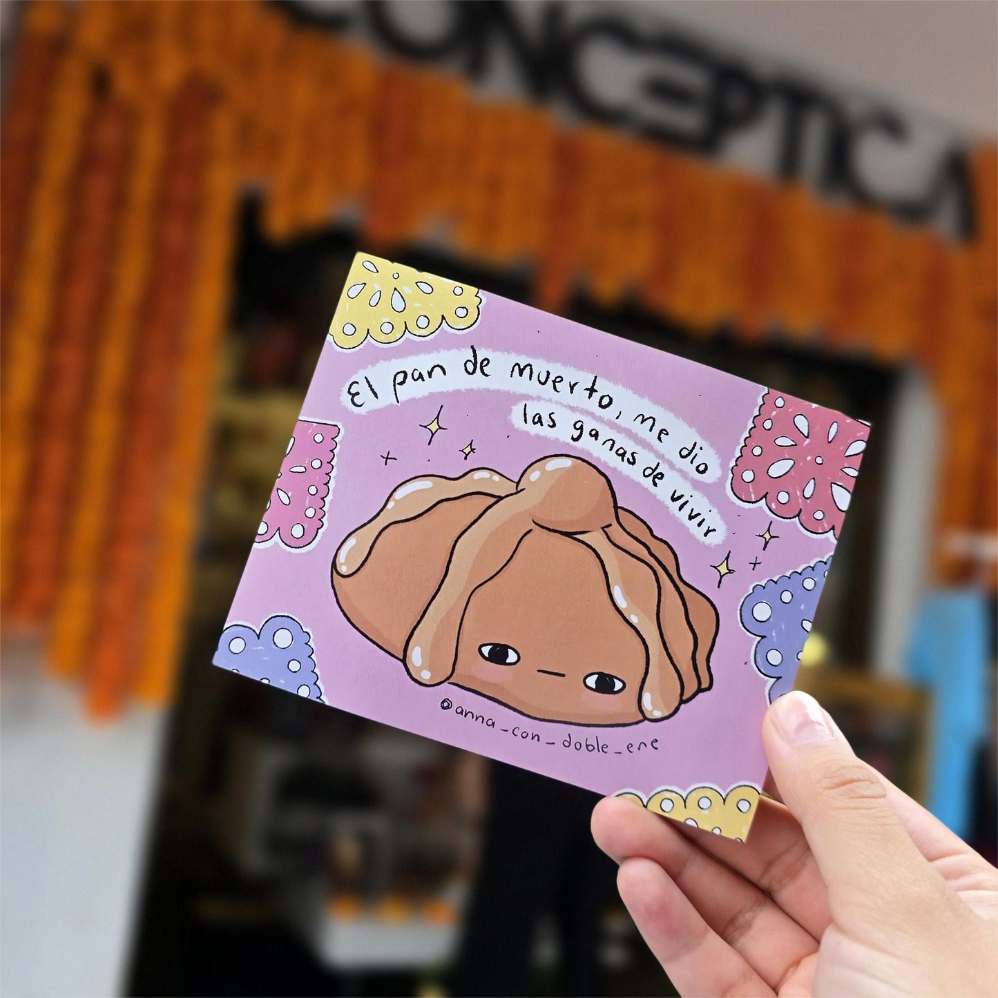 Ilustracion - El pan de Muerto Me Dio Las Ganas De Vivir