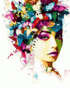 Paint by Numbers - Cabeza Mariposa