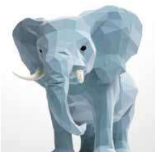 Paint by Diamonds - Elefante Geometrico