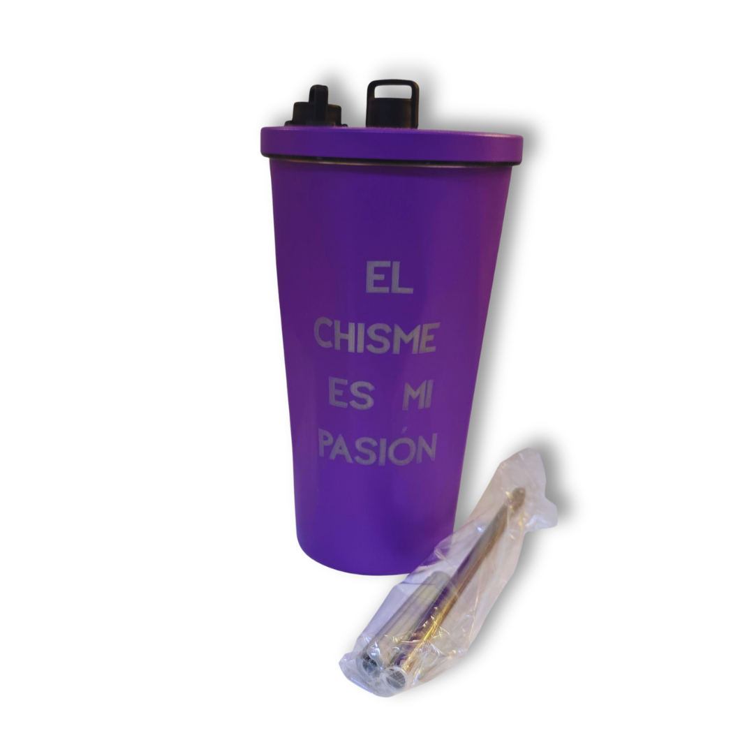 Vaso - El Chisme Es Mi Pasión - Morado