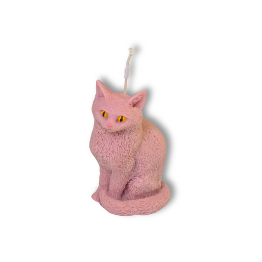 🌸✨ Vela Gatito Sentado