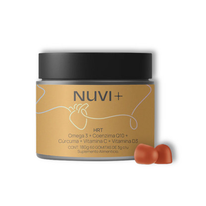 Gomitas HRT - Omega 3 + Coenzima Q10 + Cúrcuma + Vit. C + Vit. D3