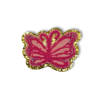 🦋 Parche “Mariposa glitter rosa”