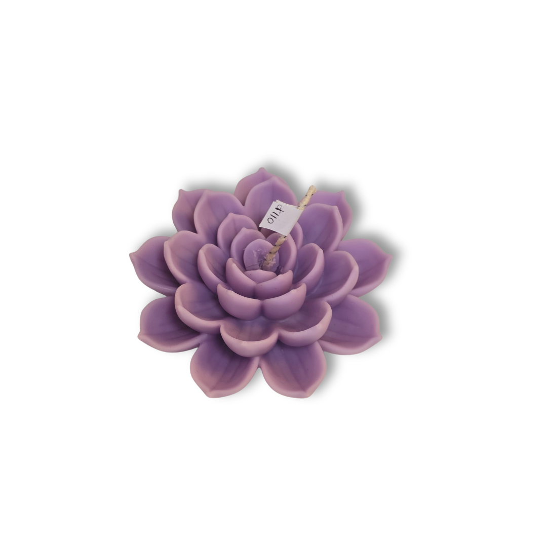 🪷 Vela flor de loto - Lila