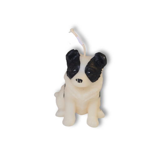 🐶💖 Vela Perrito Con Orejitas Nergras