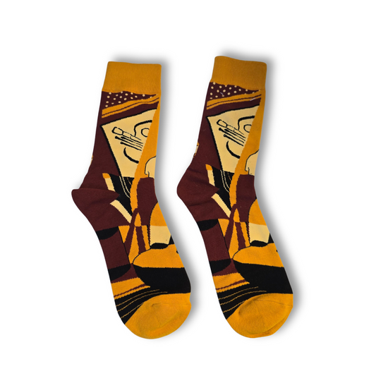 Calcetas “Mariachi Cubista” 🎺🧦✨