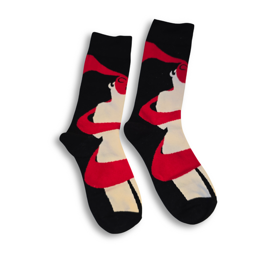 Calcetas “Señorita Escarlata” 💃🖤