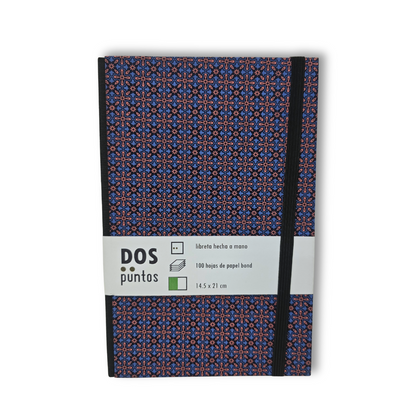 Libreta Pasta Dura de Tela Formas