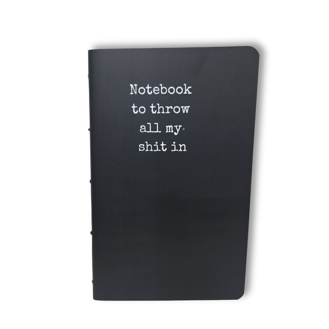 Libreta Delgada "Notebook to throw all my shit in"
