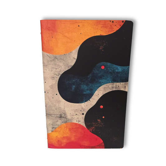 Libreta Delgada Nubes de Colores