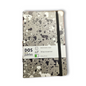 Libreta Pasta Dura -  Gris con Manchas - B/N Rayas