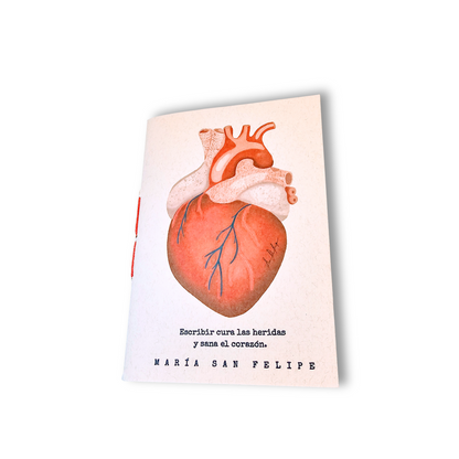 Libreta de Bolsillo "Escribir cura las heridas y sanan el corazón"